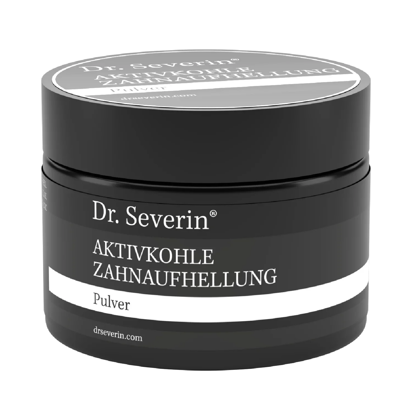Weiße Zähne durch Dr. Severin Aktivkohle Zahnaufhellung Pulver
