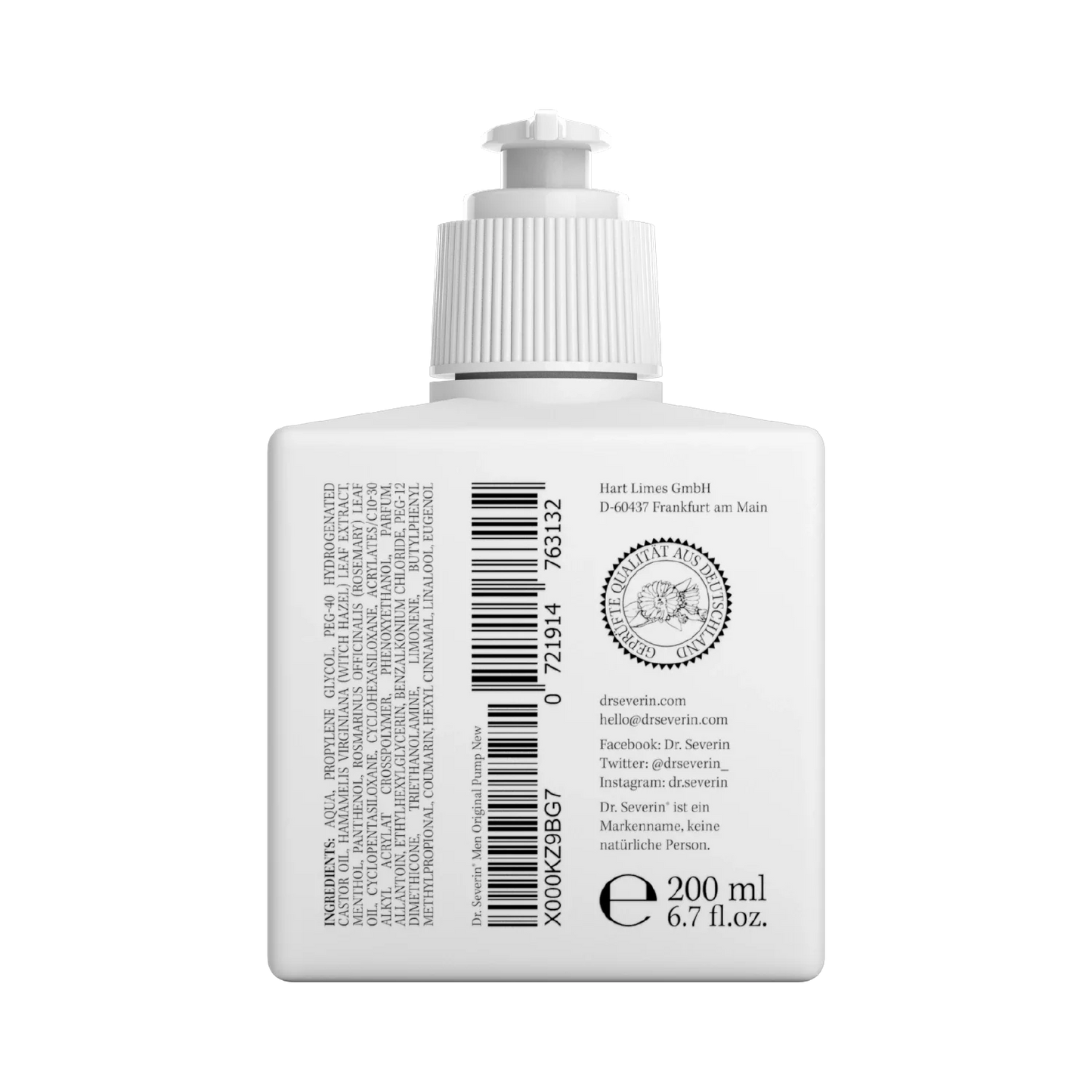 Wirksame Hautpflege nach der Rasur, Rasierpickel effektiv verhindern mit dem Dr. Severin Men Original Body After Shave Balsam