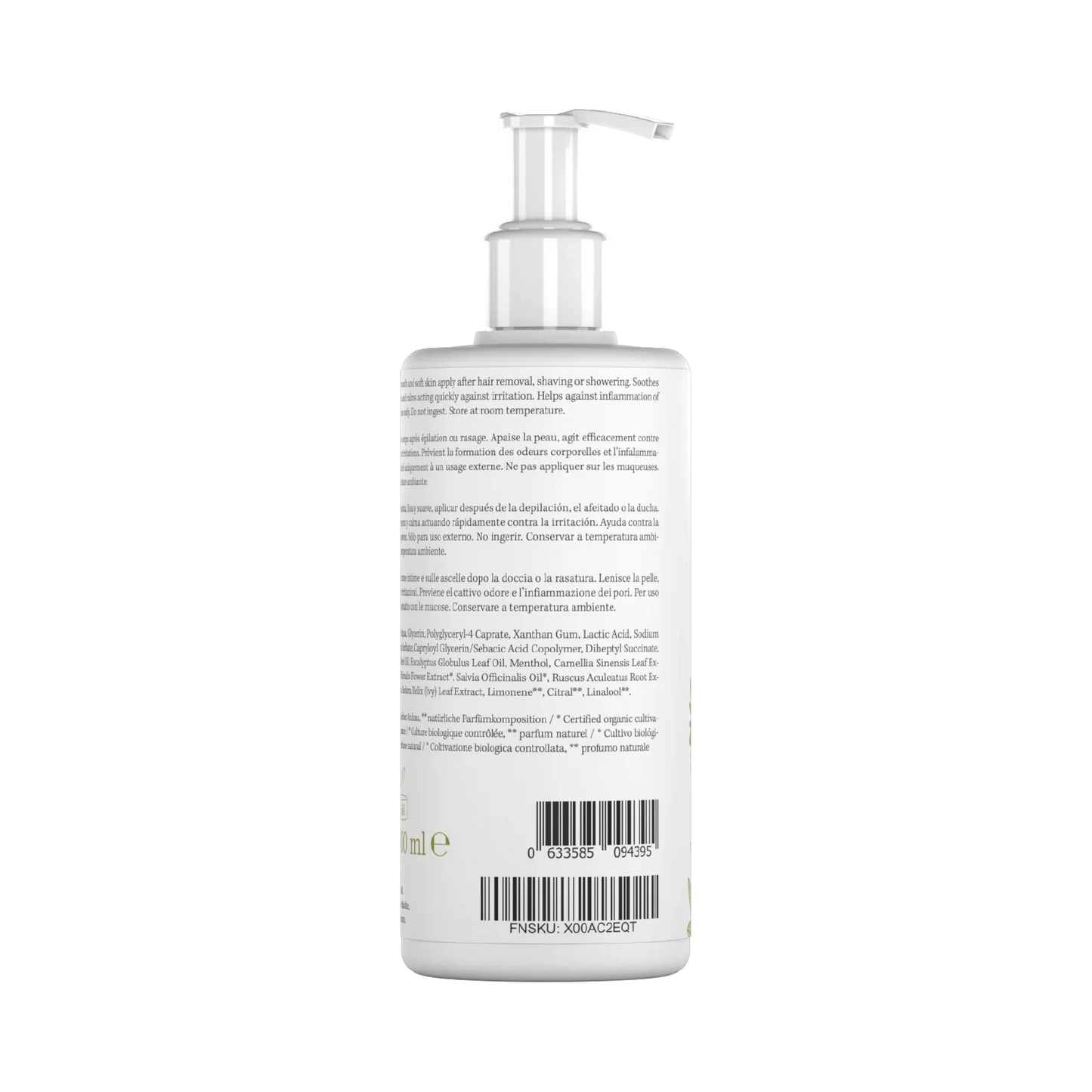 Rasierpickel und Hautirritationen natürlich sanft verhindern mit Dr. Severin Bio Vegan Body After Shave Balsam