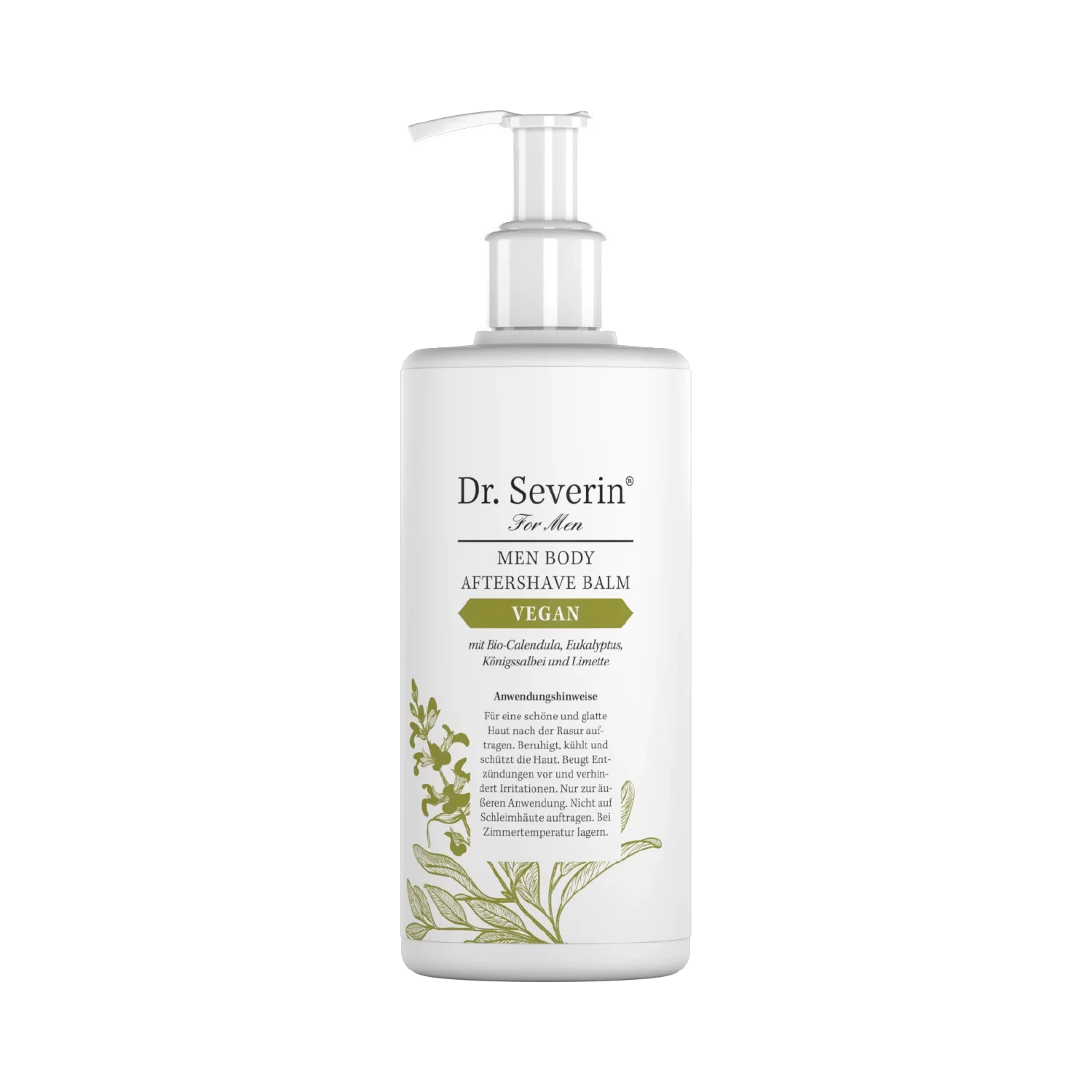 Rasierpickel und Hautirritationen natürlich sanft verhindern mit Dr. Severin Bio Vegan Body After Shave Balsam