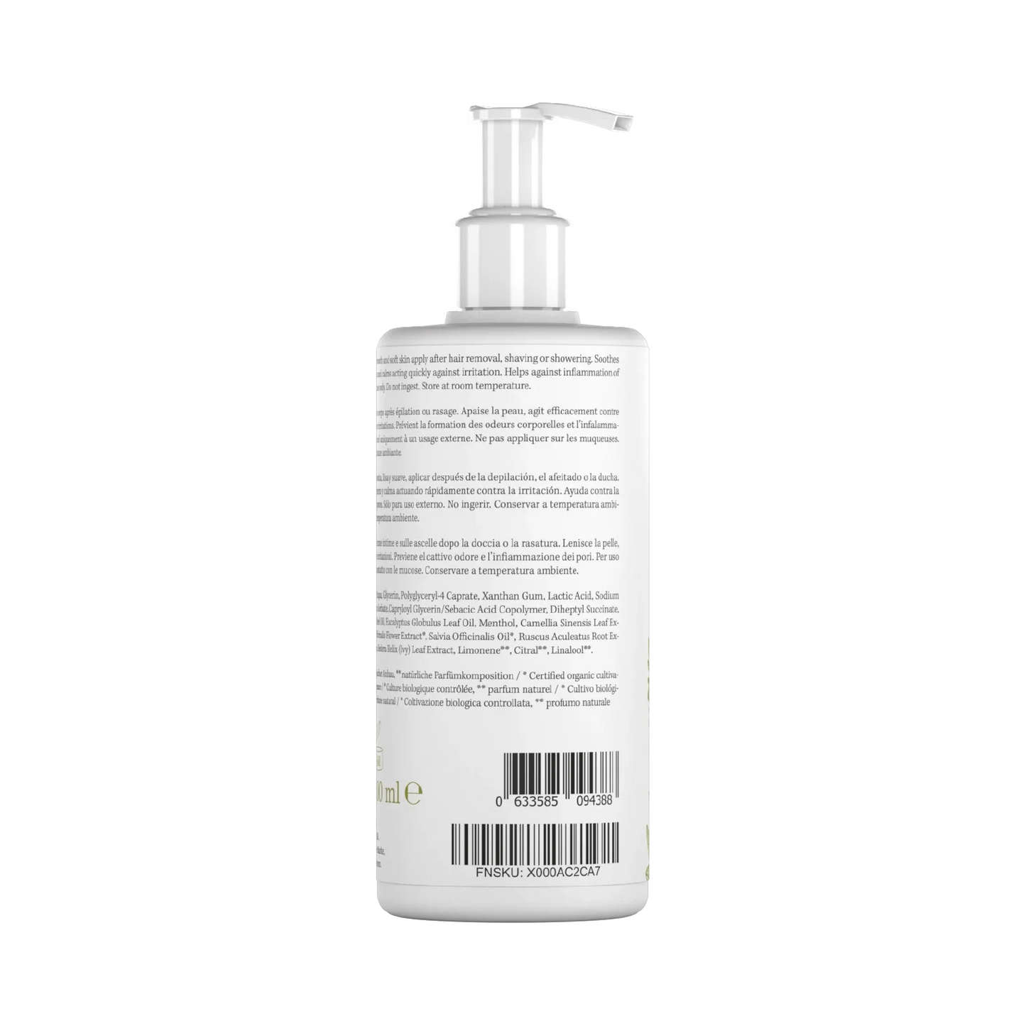 Rasierpickel und Hautirritationen natürlich sanft verhindern mit Dr. Severin Bio Vegan Body After Shave Balsam