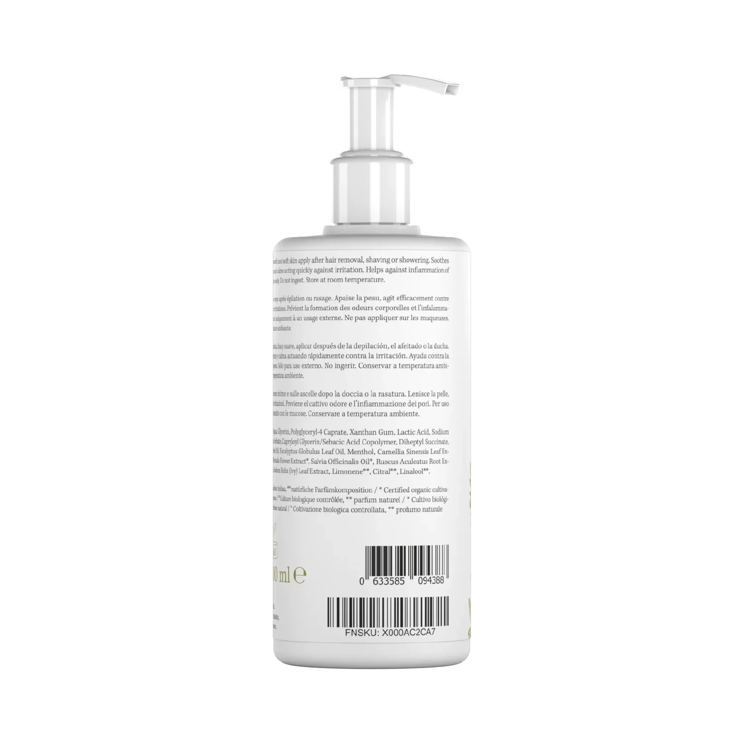 Rasierpickel und Hautirritationen natürlich sanft verhindern mit Dr. Severin Bio Vegan Body After Shave Balsam